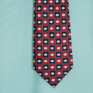 Collectors Item! Red & Blue 100% Silk Neck Pfizer Neck Tie New in Packaging!